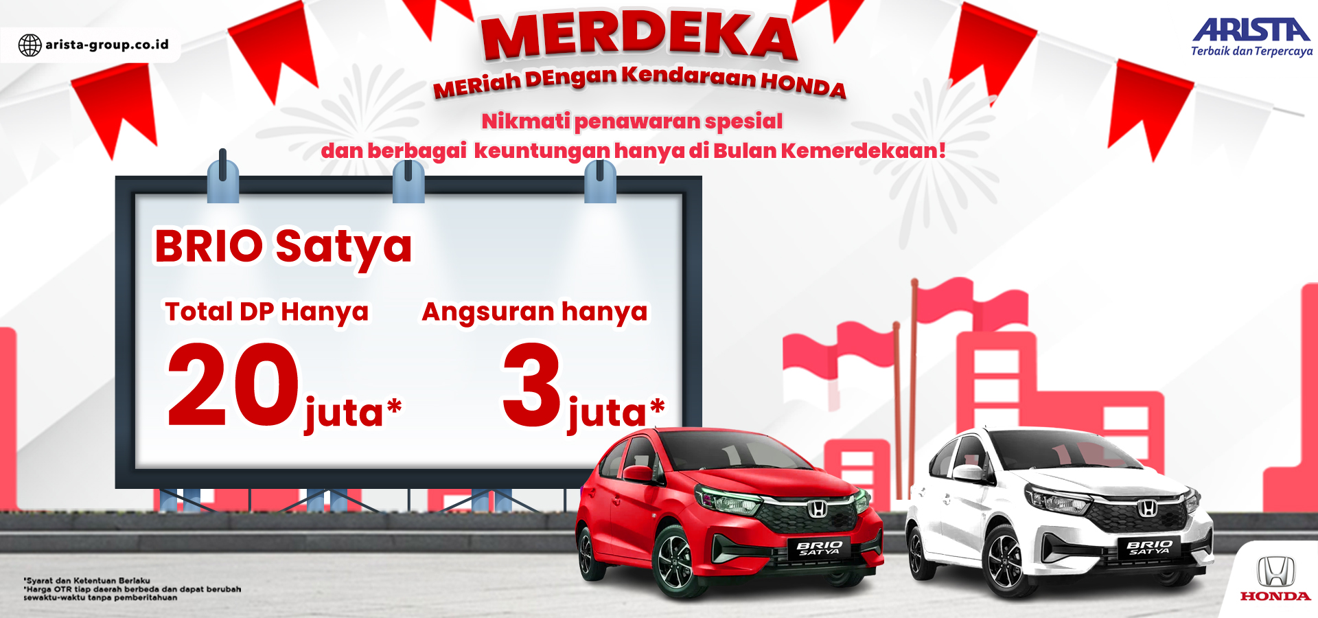 Iklan Honda Jabodetabek Agustus 2025 Website