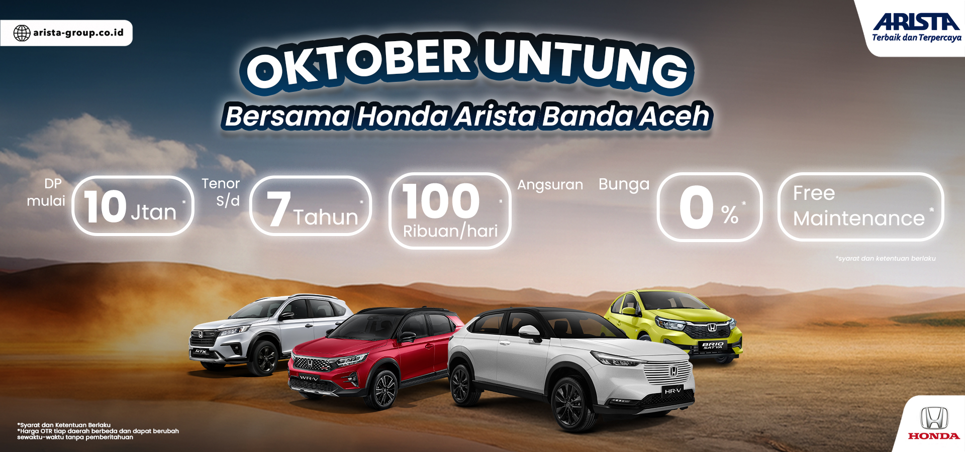 Iklan Honda Aceh Oktober 2025 Website