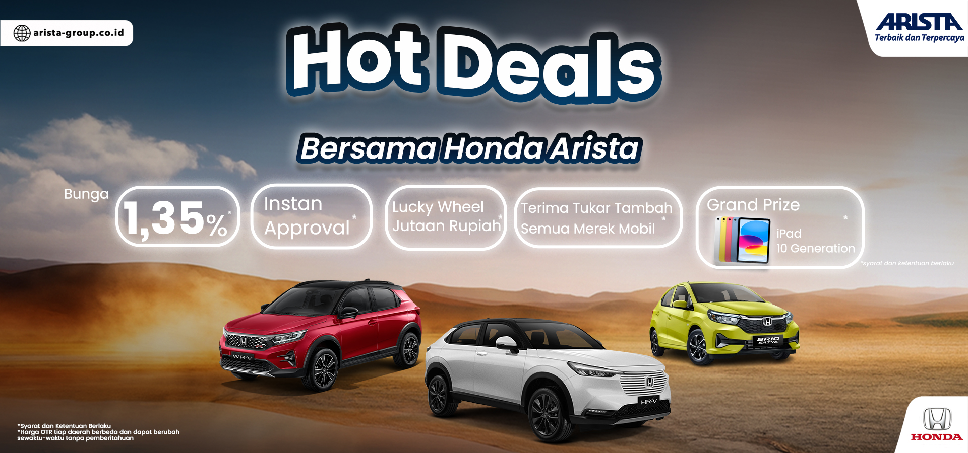 Iklan Honda Medan Oktober 2025 Website