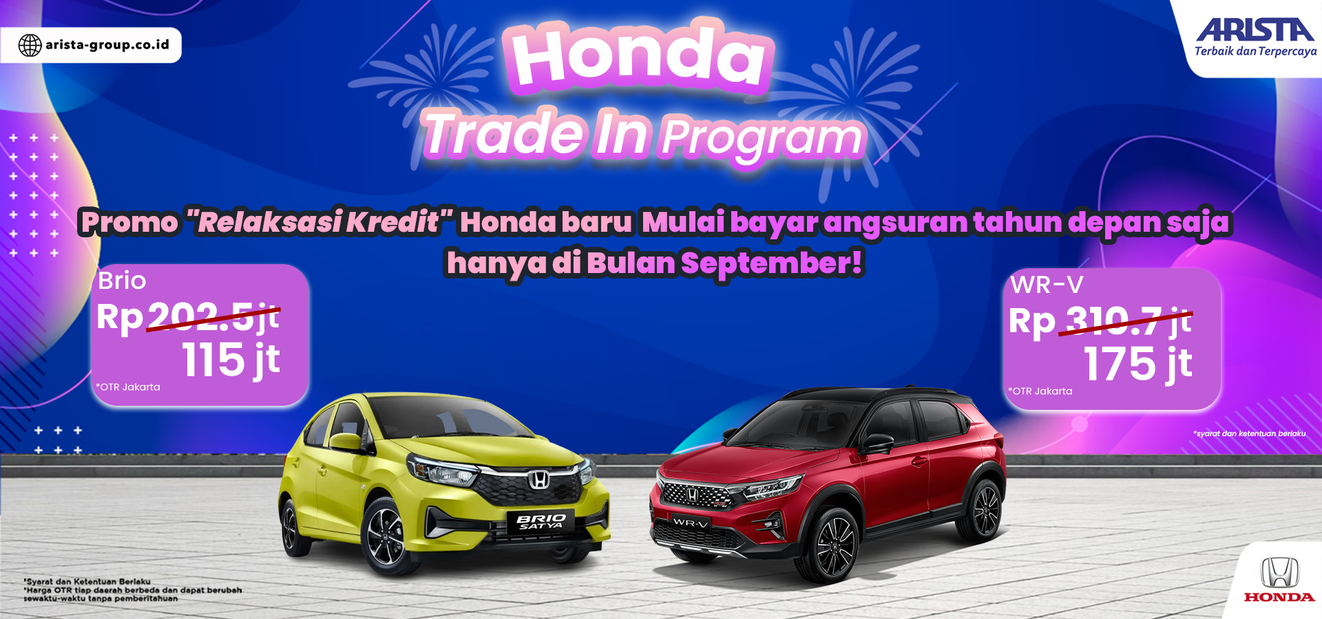 Iklan Honda Jabodetabek September 2025 Website