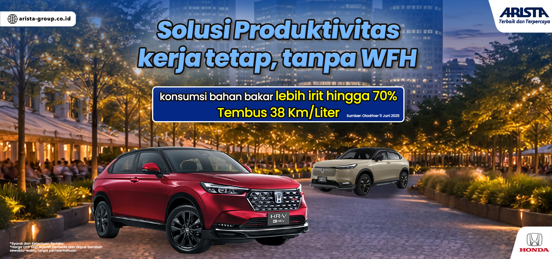Iklan Honda Jabodetabek April 2026 hrv hybrid Website
