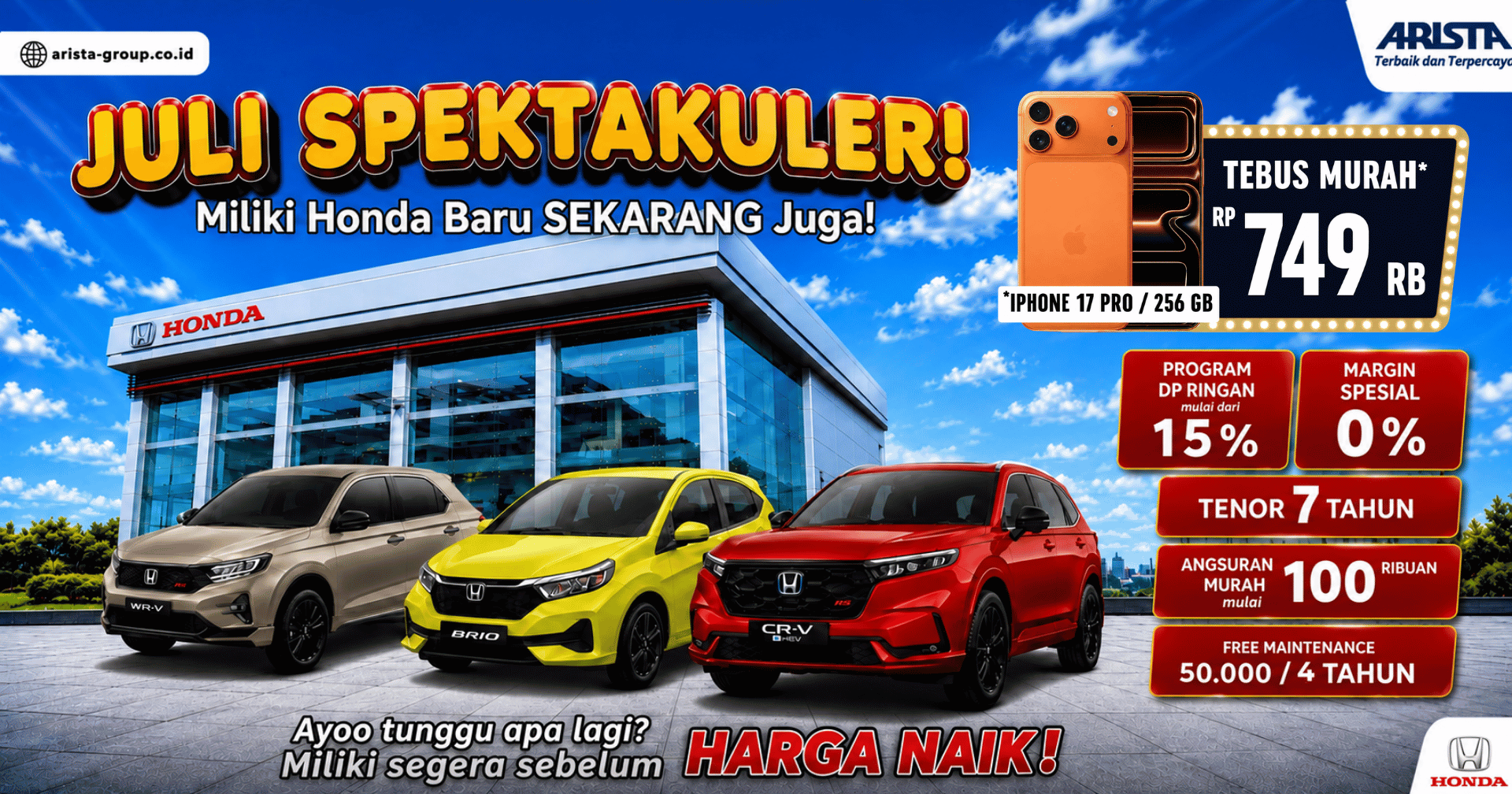 Promo ADS Honda Aceh Juli 2026 - Website